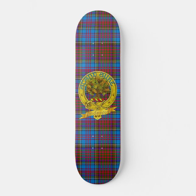 Skateboard Le clan d'Anderson font de la planche à roulettes (Recto)