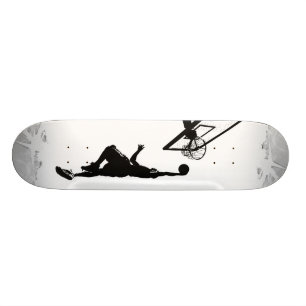 Skateboard Le claquement de basket-ball trempent la