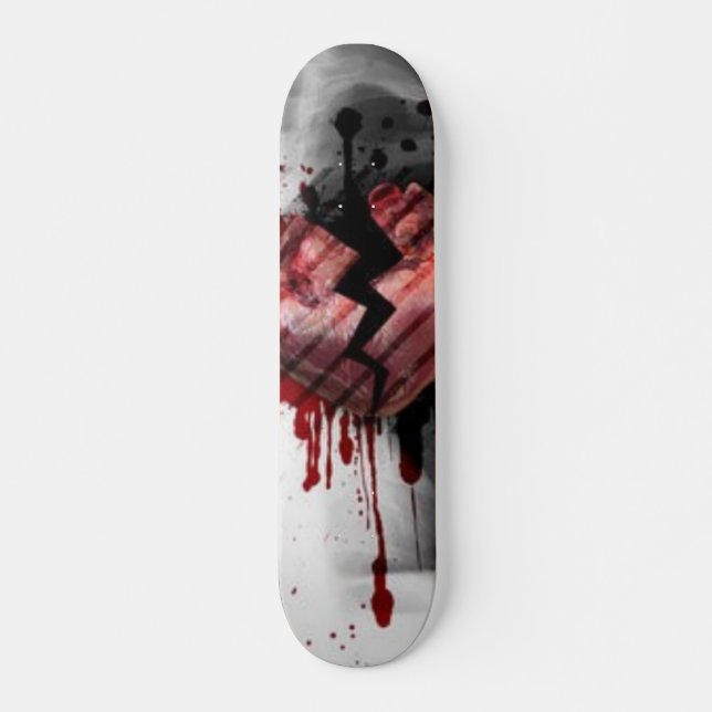 Skateboard Le coeur brisé (Devant)