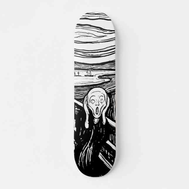 Skateboard Le Cri d'Edvard Munch (Devant)