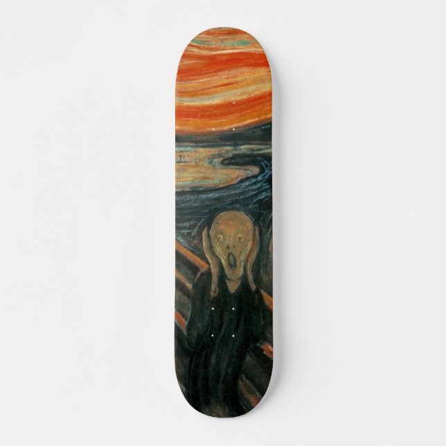 Skateboard Le Cri d'Edvard Munch (Devant)