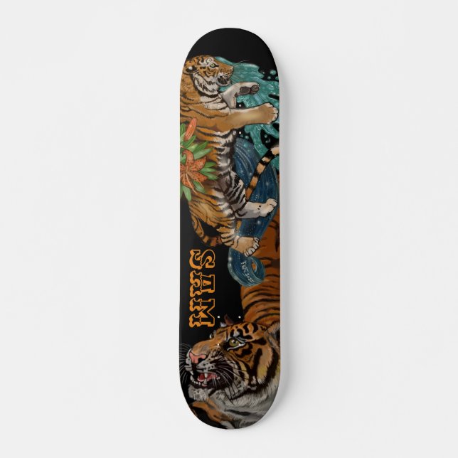 Skateboard Le destin des tigres des étoiles (Devant)