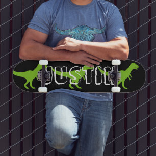 Skateboard Le dinosaure sauvage de rex de T conçoivent la