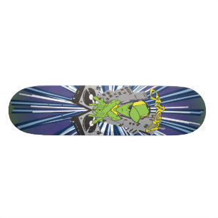 Skateboard Le DJ étranger font de la planche à roulettes