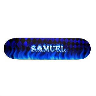 Skateboard Le feu de planche à roulettes de Samuel et