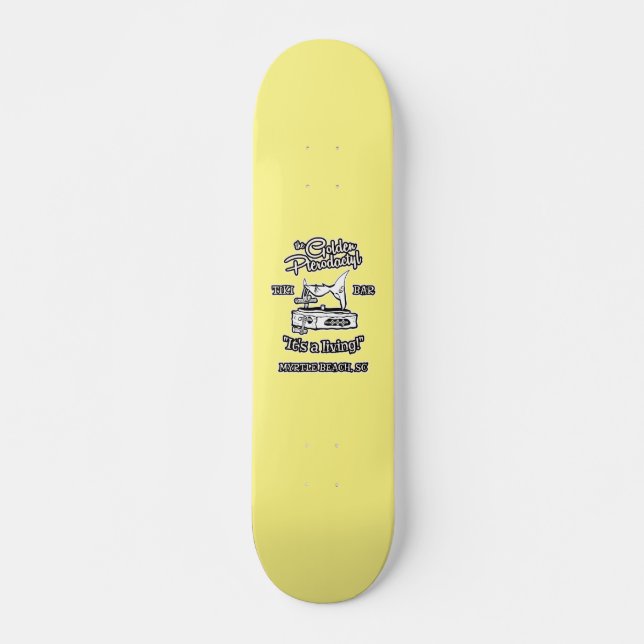 Skateboard Le Golden Pterodactyl Tiki Bar Myrtle Beach (Devant)