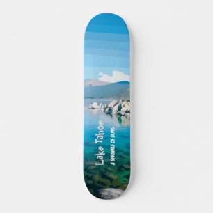 Skateboard Le lac Tahoe Un parfum de bling California