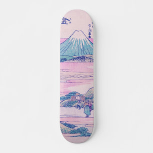Skateboard Le Mont Fuji Ukiyo-e Art Vintage japonais