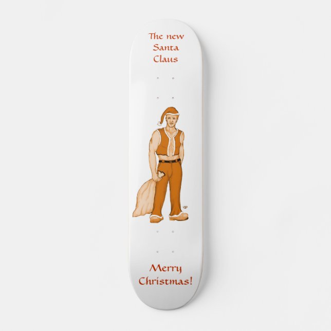 Skateboard Le nouveau Père Noël Joyeux Noël ! (Recto)