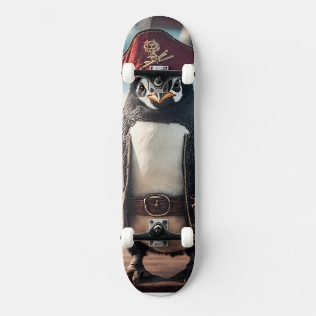 Skateboard Le pirate des pingouins (Recto)
