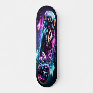 Skateboard Le regard passionné de DJ