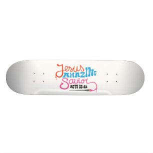 Skateboard Le sauveur extraordinaire anormal de Jésus sauve