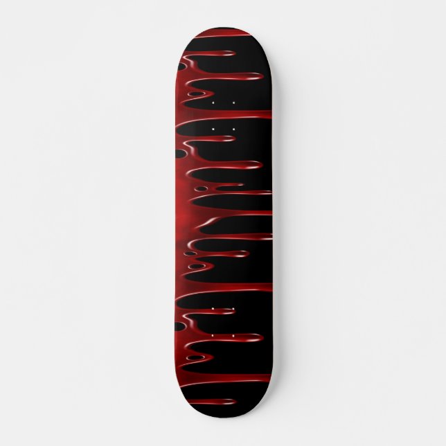 Skateboard Lecteurs de sang tombés Noir (Devant)