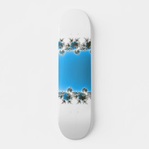 Skateboard Leenece - Fractal bleu