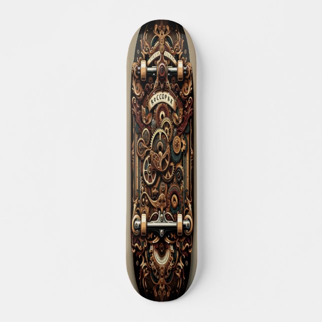 Skateboard "L'élégance de Steampunk" (Devant)
