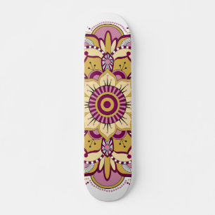 Skateboard L'Élégant Mandala Floral