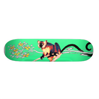 Skateboard lemurboard noir vert