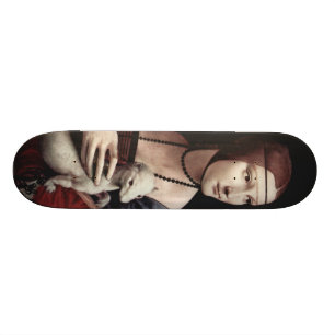 Skateboard Leonardo da Vinci - Madame avec une hermine