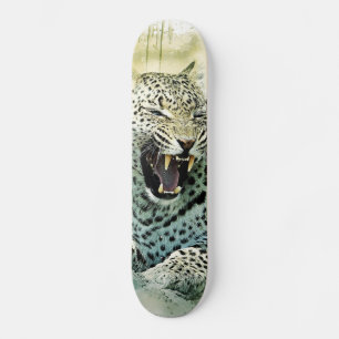 Skateboard Leopard