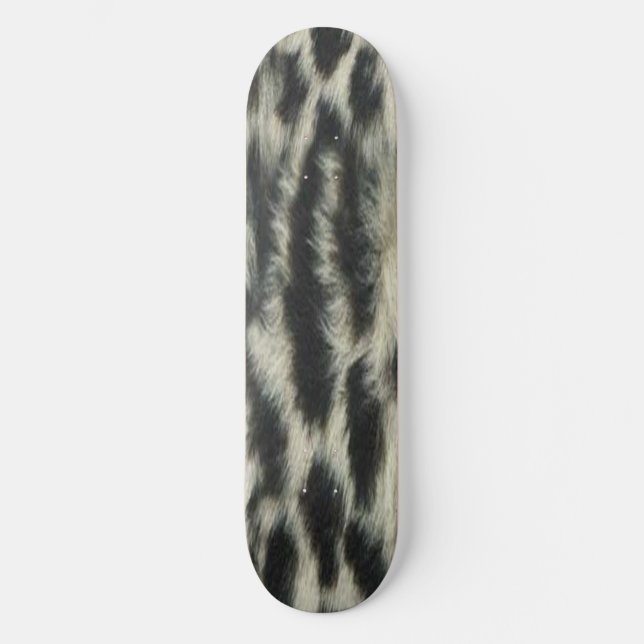 Skateboard Leopard des neiges (Recto)