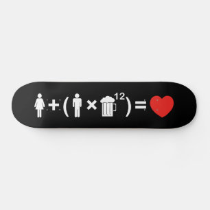 Skateboard L'équation d'amour pour les hommes