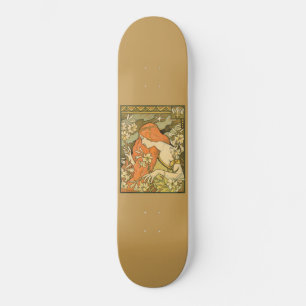Skateboard L'Ermitage Femme Champ de Fleurs Français Nouveau