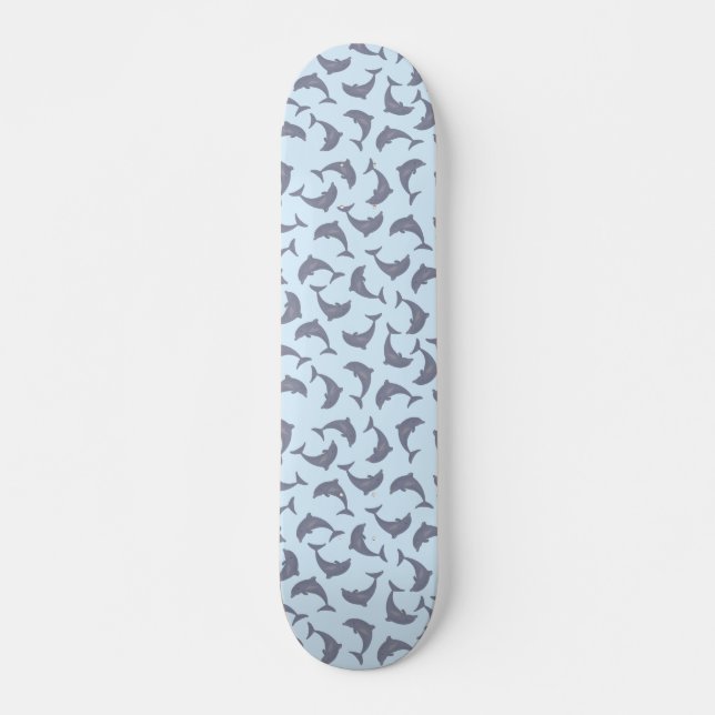Skateboard Les dauphins dans le Motif marin (Devant)