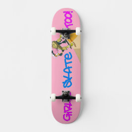 Skateboard Les Filles Patinent Aussi ! Patinage