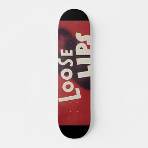 Skateboard Les lèvres Perdues Peuvent Évier Les Navires Skate