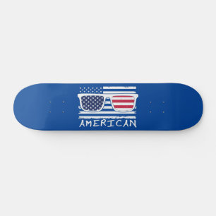 Skateboard LES LUNETTES DE SOLEIL AMÉRICAINES drôle 4 juillet