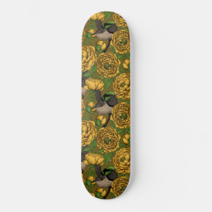 Skateboard Les pivoines et les brunes