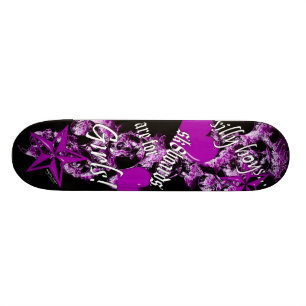 Skateboard Les planches à roulettes sont pour des filles