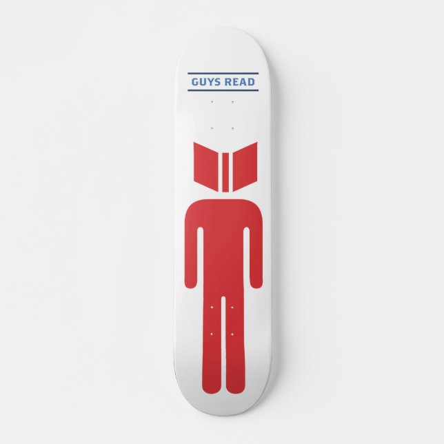 Skateboard Les types ont lu la planche à roulettes (Devant)