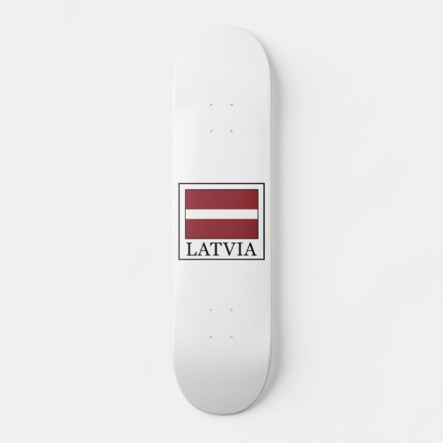 Skateboard Lettonie (Recto)
