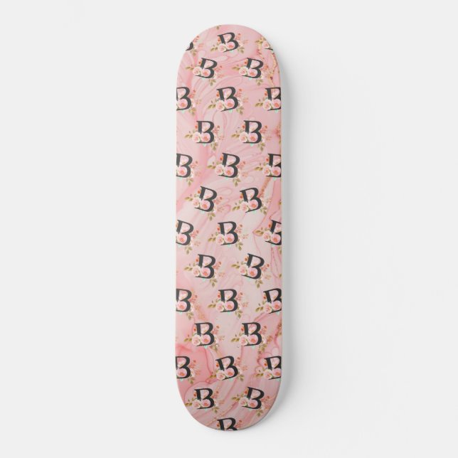 Skateboard Lettre B (Recto)