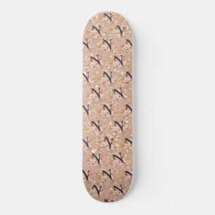 Skateboard Lettre N