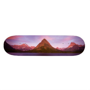 Skateboard Lever de soleil au glacier