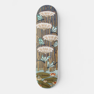 Skateboard Libellules Nymphéas Art Nouveau du Marais