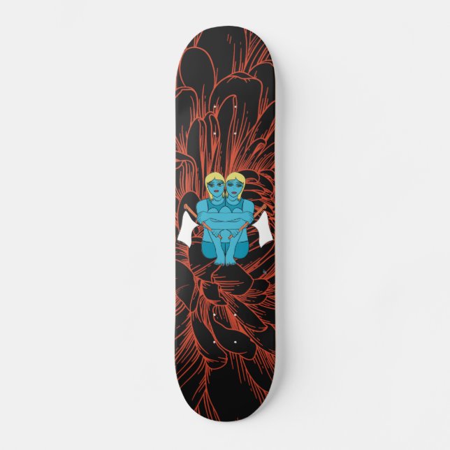 Skateboard Liberté réfléchie (Recto)