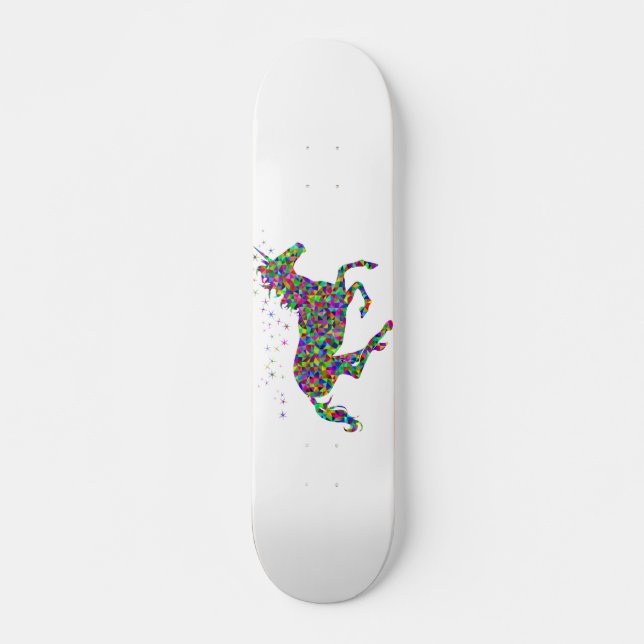 Skateboard licorne (Devant)