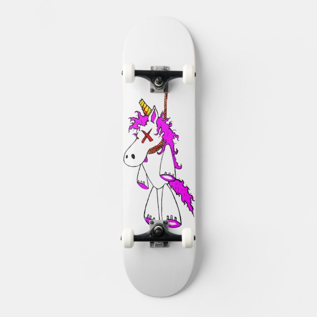 SKATEBOARD LICORNE MORTE (Recto)