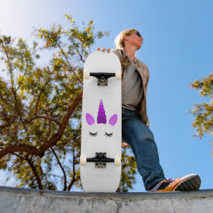 Skateboard Licorne Rose Fantastique Mignonne