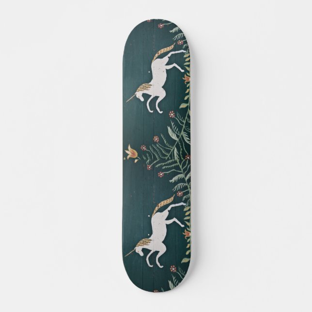 Skateboard licorne vintage (Devant)
