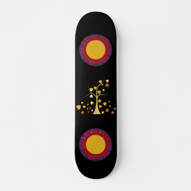 Skateboard Liebe Tree (Vorne)