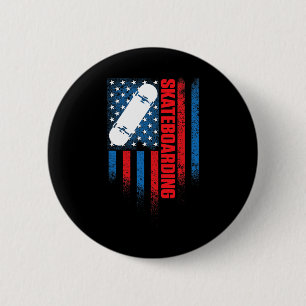 Skateboard-Liebhaber Skateboarder Skateboarding 2 Button