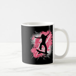 Skateboard-Liebhaberin Skaten Skateboardfahren Ska Kaffeetasse