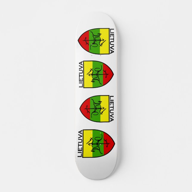 Skateboard Lietuva, Lettonie, symbole de latvija (Devant)