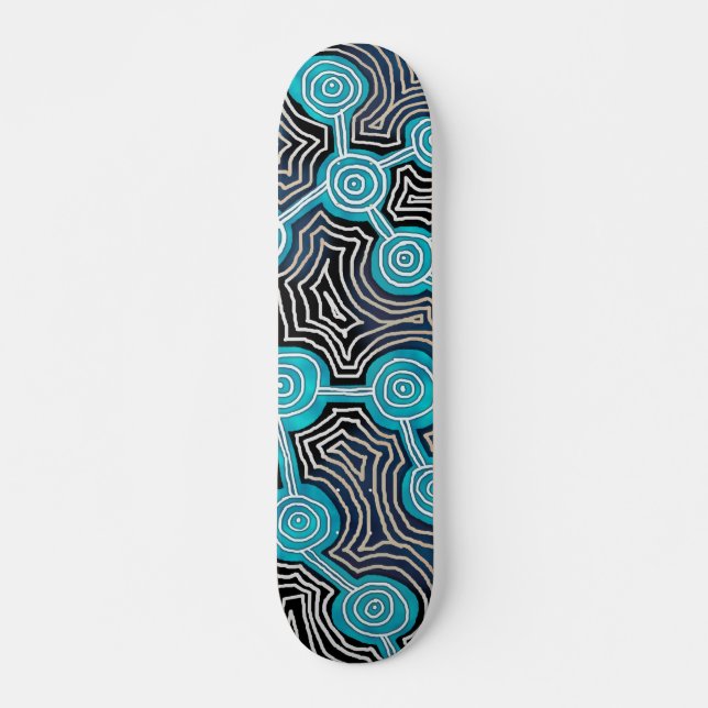 Skateboard Life Lines Style autochtone motif abstrait de styl (Devant)