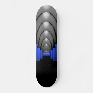 Skateboard Ligne bleue mince de la police