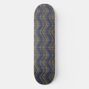 Skateboard Lin géométrique décoratif Abstrait